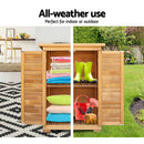 Gardeon Portable Wooden Garden Storage Cabinet