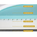 Giselle Bedding Memory Foam Mattress Bed Cool Gel Non Spring Comfort Double 15cm