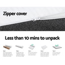 Giselle Bedding Memory Foam Mattress Bed Cool Gel Non Spring Comfort King 15cm