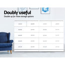 Artiss Tallboy Dresser Table 6 Chest of Drawers Cabinet Bedroom Storage White