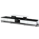 Artiss TV Cabinet Entertainment Unit Stand Wooden 160CM To 220CM Storage Drawers Black White