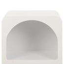 Artiss Bedside Table Drawers Side Table Shelves Nightstand Bedroom Arched White