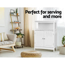 Artiss Buffet Sideboard Cabinet Kitchen Bathroom Storage Cupboard Hallway White Shelf