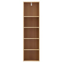 Artiss Bookshelf 5 Tiers MILO Pine