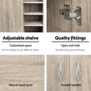 Artiss 2 Doors Shoe Cabinet Storage Cupboard - Wood