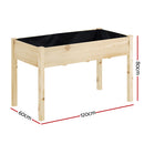 Greenfingers Garden Bed Raised Wooden Planter Box Vegetables 120x60x80cm