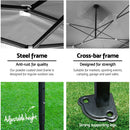 Instahut Gazebo Pop Up Marquee 3x4.5m Outdoor Tent Folding Wedding Gazebos Navy
