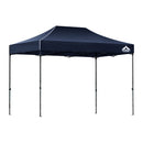 Instahut Gazebo Pop Up Marquee 3x4.5 Outdoor Wedding Gazebos Base Pod Kit Navy