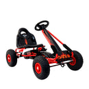 RIGO Kids Pedal Go Kart Car Ride On Toys Racing Bike Red