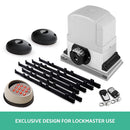 LockMaster Infrared Solar Swing Sliding Gate Opener