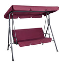 Outdoor Swing Chair Hammock 3 Seater Garden Canopy Bench Seat Backyard