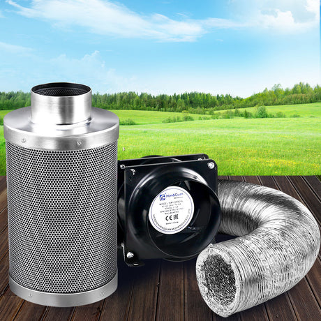 Greenfingers Ventilation Fan and Active Carbon Filter Ducting Kit