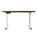 Artiss Standing Desk Electric Adjustable Sit Stand Desks White Walnut 140cm