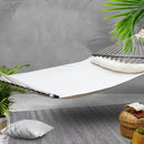 Gardeon Swing Double Hammock Bed Cream