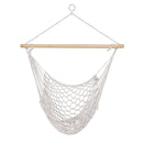 Gardeon Hammock Chair Outdoor Hanging Chair Camping Mesh Indoor Hammocks Cream