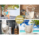 Gardeon Hammock Swing Chair - Cream
