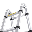 2.6M Telescopic Aluminium Multipurpose Ladder Extension Alloy Extendable Step