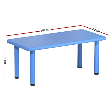 Keezi Kids Table Toddler Children Playing Table Party Study Plastic Desk 120cm