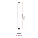 Artiss RGB LED Floor Lamp Colour Light Stand Corner Mordern Living Room 118CM