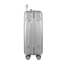 Wanderlite 3pc Luggage 20'' 24'' 28'' Trolley Suitcase Sets Travel TSA Hard Case Lightweight Silver