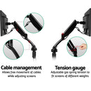 Artiss Monitor Arm Mount Single Gas Black
