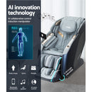 Livemor Electric Massage Chair 4D 2 Roller Recliner Zero Gravity Home Massager
