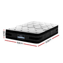 Giselle Bedding Luna Euro Top Cool Gel Pocket Spring Mattress 36cm Thick – Queen