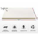 Single Size Memory Foam Mattress Topper