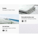 Giselle Bedding Cool Gel Memory Foam Mattress Topper Bamboo Cover 5CM Double
