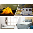 Giselle Bedding COOL GEL Memory Foam Mattress Topper BAMBOO Cover Queen 5CM Mat