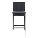 Gardeon Outdoor Bar Stools Dining Chairs Rattan Furniture X4