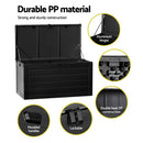 Gardeon Outdoor Storage Box 680L Sheds Container Indoor Garden Bench Tool Chest