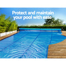 Aquabuddy Swimming Pool Cover Roller Reel Adjustable Solar Thermal Blanket