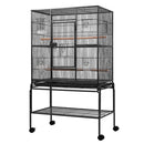 i.Pet Large Bird Cage with Perch - Black