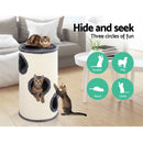 i.Pet 70cm Cat Scratching Post - Grey and White