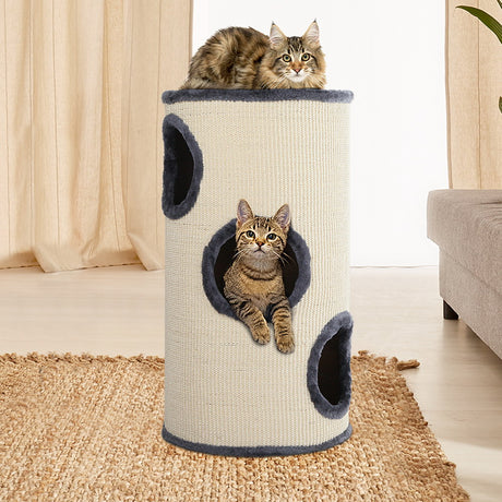 i.Pet 70cm Cat Scratching Post - Grey and White