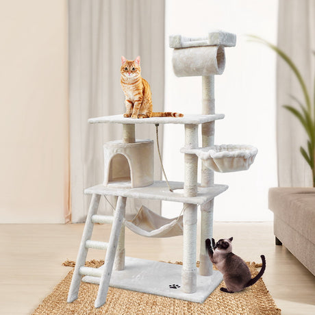 i.Pet 141cm Cat Scratching Post - Beige