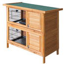 i.Pet Rabbit Hutch Wooden Pet Hutch 82cm x 91.5cm x 45cm