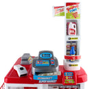 Keezi 24 Piece Kids Super Market Toy Set - Red & White