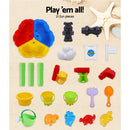 Keezi Kids Beach Sand and Water Sandpit Outdoor Table Childrens Bath Toys