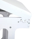 Set of 2 15L Twin Pull Out Bins - White