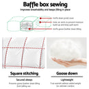 Giselle Bedding Queen Size 700GSM Goose Down Feather Quilt