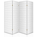 Artiss 4 Panel Wooden Room Divider - White