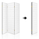 Artiss 4 Panel Wooden Room Divider - White