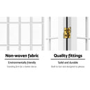 Artiss 8 Panel Room Divider Privacy Screen Dividers Stand Oriental Vintage White