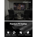 Recliner Chair Luxury Lounge Armchair Single Sofa Couch Leather Black