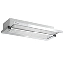 Devanti 900mm Range Hood 90cm Slide out Rangehood Stainless Steel