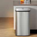 Devanti Sensor Bin 60L Motion Rubbish Stainless Trash Can Automatic Touch Free