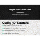 Instahut 1.83 x 30m Shade Sail Cloth - Black