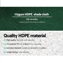 Instahut 3.66 x 20m Shade Sail Cloth - Green